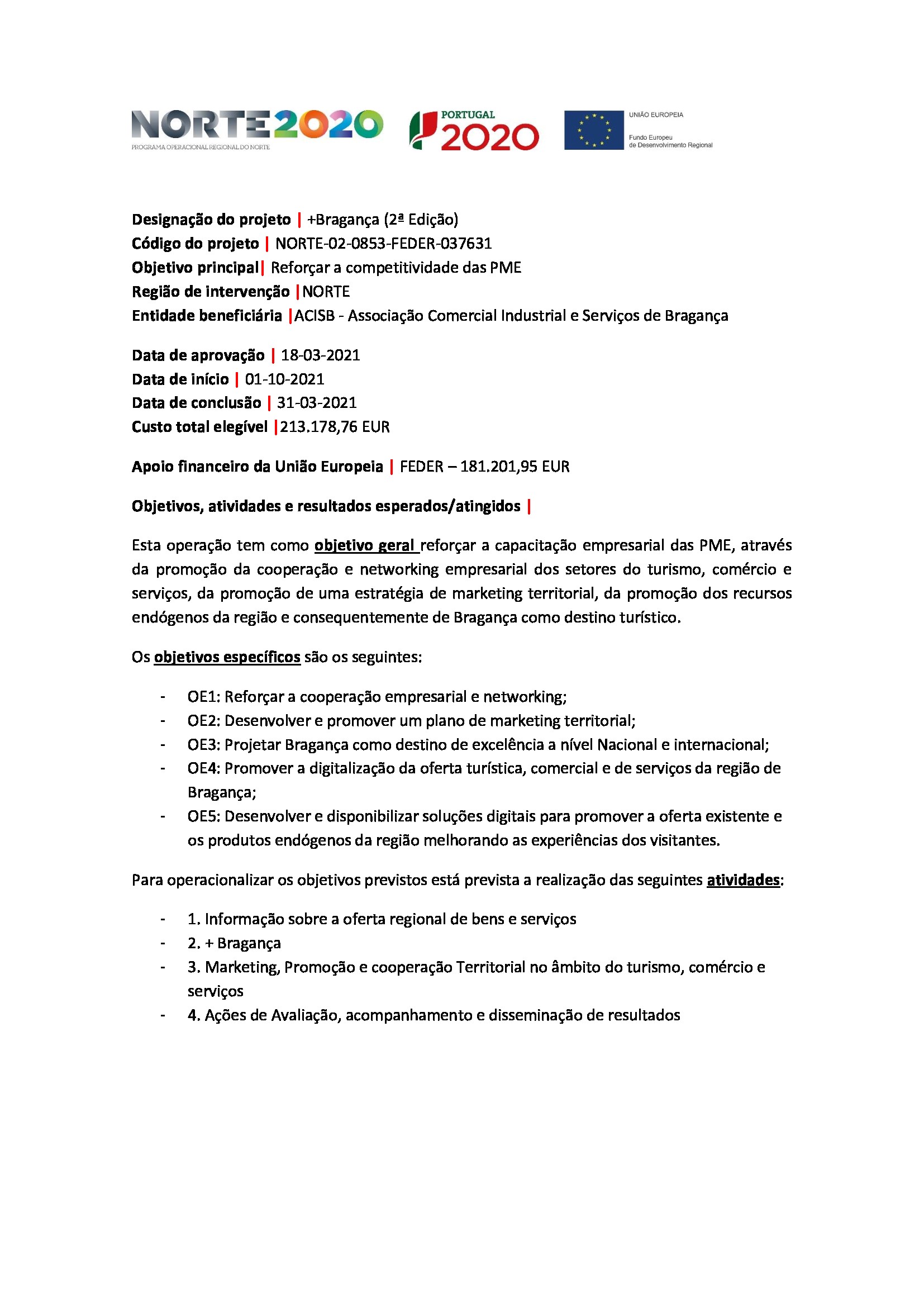 + Bragança